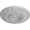 Ekena Millwork Whitman Ceiling Medallion (For Canopies up to 3 3/4"), Hand-Painted Frost, 13"OD x 1 3/8"P CM13WHFRF - alternate 3